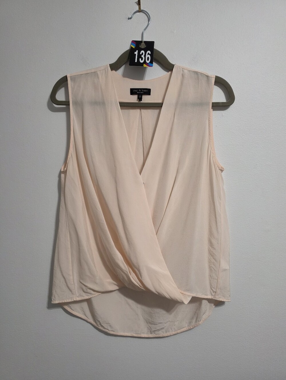 136. Rag & Bone 100% Silk Blouse